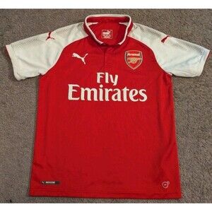 2017/18 Puma Arsenal Red Soccer Jersey Youth XL